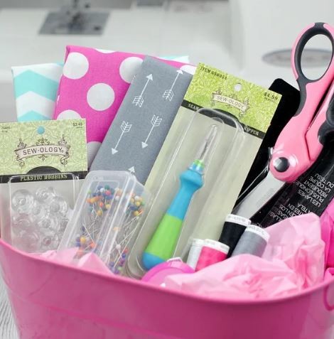 Starter Sewing Gift Basket