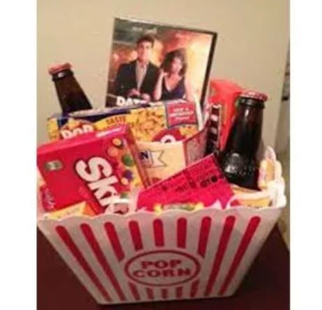 Dinner & Movie Gift Basket
